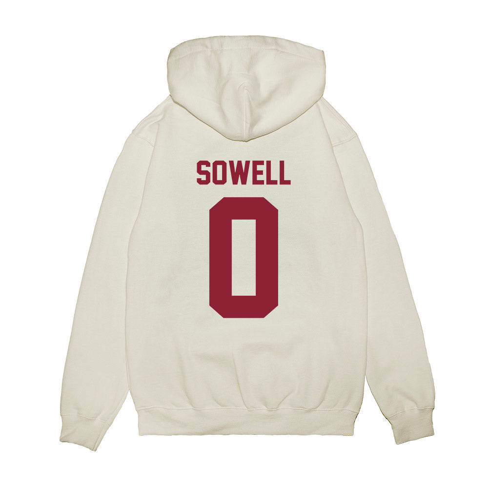 Iowa State - NCAA Football : Chase Sowell - Vintage Helmet Premium Hooded Sweatshirt-1