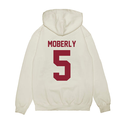 Iowa State - NCAA Football : Connor Moberly - Vintage Helmet Premium Hooded Sweatshirt-1