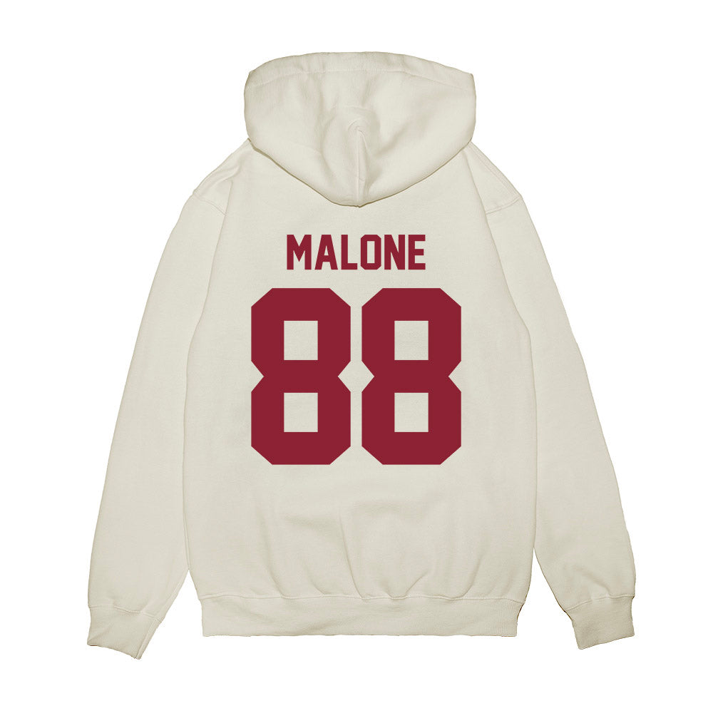 Iowa State - NCAA Football : Dyllan Malone - Vintage Helmet Premium Hooded Sweatshirt-1