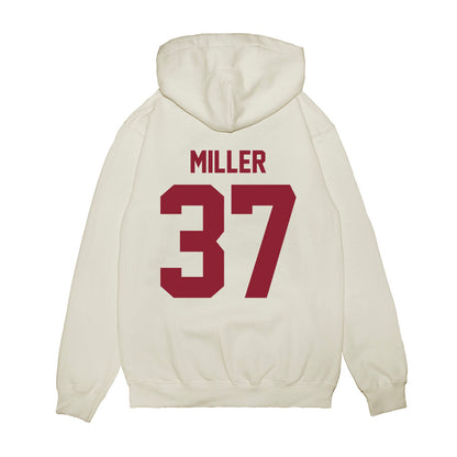 Iowa State - NCAA Football : Easton Miller - Vintage Helmet Premium Hooded Sweatshirt-1