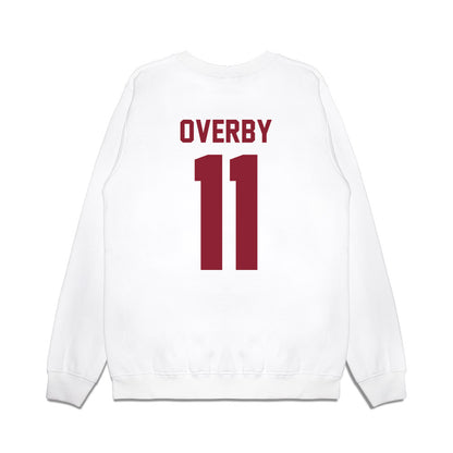 Iowa State - NCAA Football : Dominic Overby - Vintage Helmet Premium Crewneck Sweatshirt-1