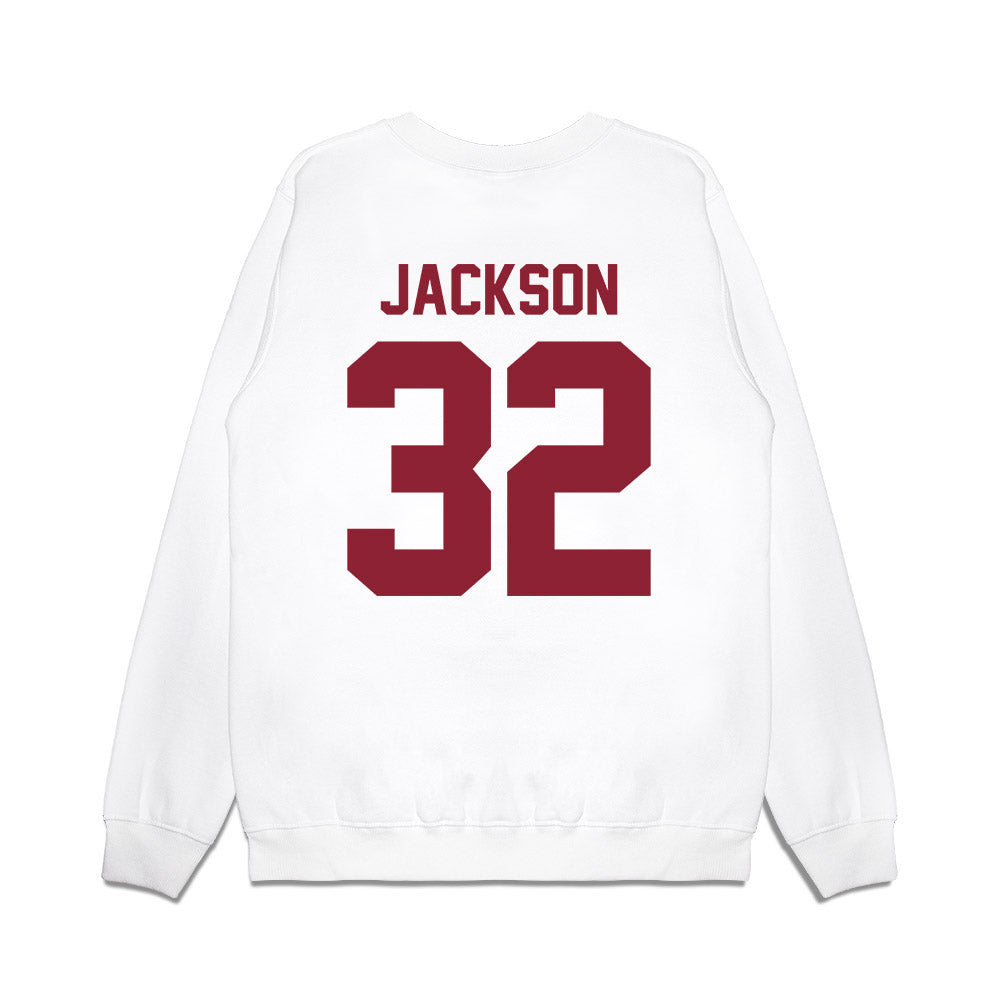 Iowa State - NCAA Football : Angelo Jackson - Vintage Helmet Premium Crewneck Sweatshirt-1