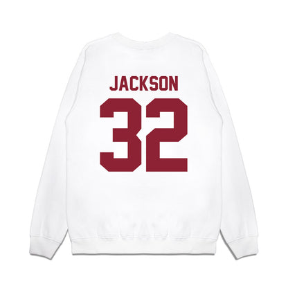 Iowa State - NCAA Football : Angelo Jackson - Vintage Helmet Premium Crewneck Sweatshirt-1