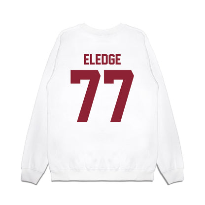 Iowa State - NCAA Football : Easton Eledge - Vintage Helmet Premium Crewneck Sweatshirt-1