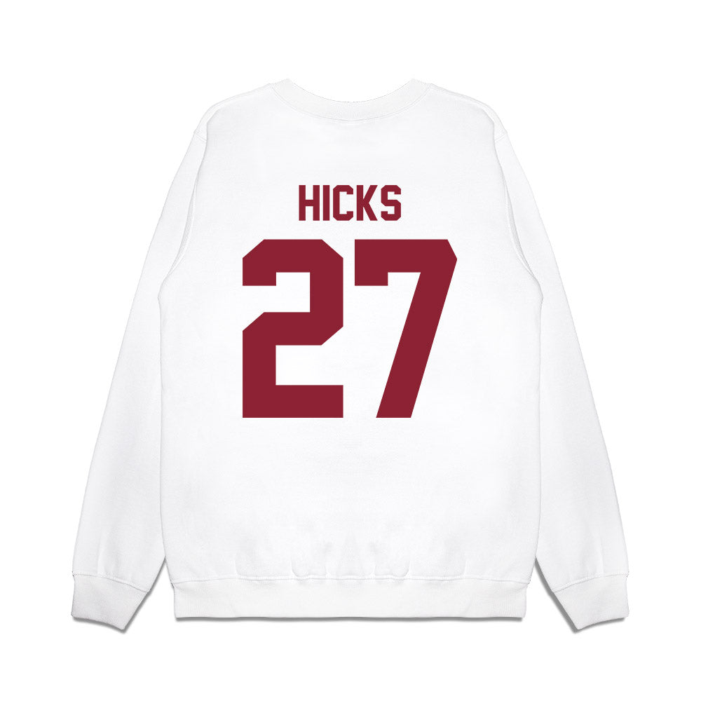 Iowa State - NCAA Football : LaMarcus Hicks - Vintage Helmet Premium Crewneck Sweatshirt-1