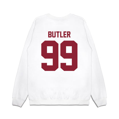 Iowa State - NCAA Football : Cannon Butler - Vintage Helmet Premium Crewneck Sweatshirt-1