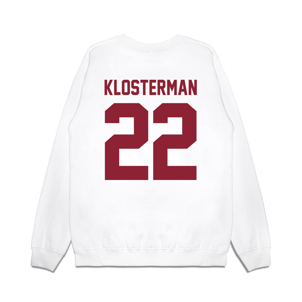 Iowa State - NCAA Football : John Klosterman - Vintage Helmet Premium Crewneck Sweatshirt-1