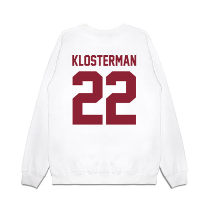 Iowa State - NCAA Football : John Klosterman - Vintage Helmet Premium Crewneck Sweatshirt-1