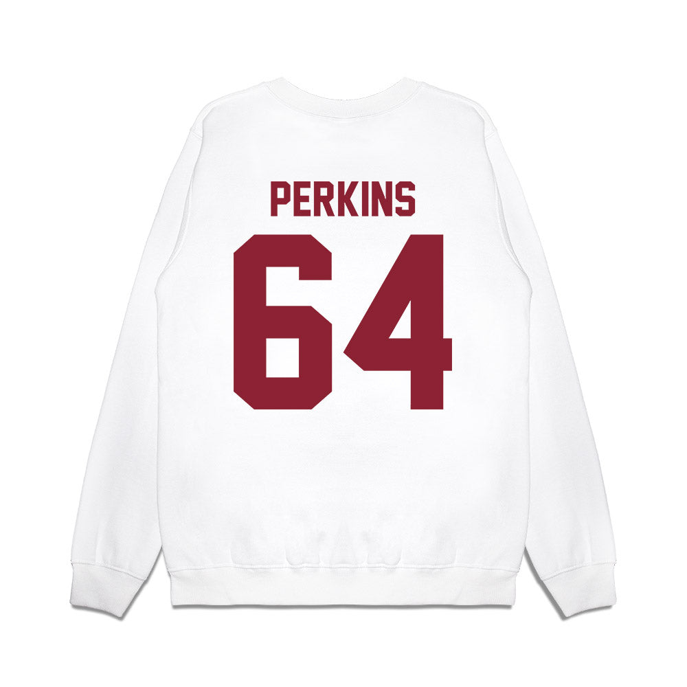 Iowa State - NCAA Football : Sione Perkins - Vintage Helmet Premium Crewneck Sweatshirt-1