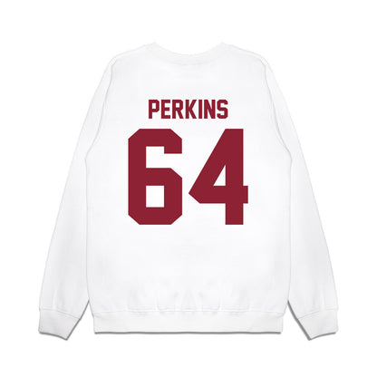 Iowa State - NCAA Football : Sione Perkins - Vintage Helmet Premium Crewneck Sweatshirt-1