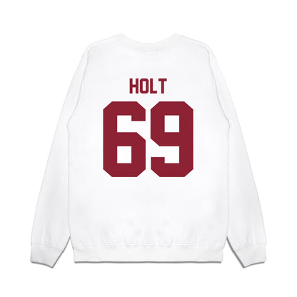 Iowa State - NCAA Football : Dontrell Holt - Vintage Helmet Premium Crewneck Sweatshirt-1