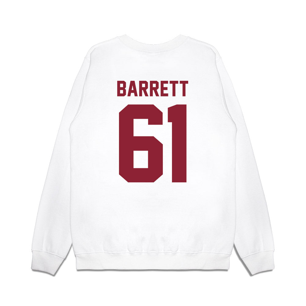 Iowa State - NCAA Football : Dylan Barrett - Vintage Helmet Premium Crewneck Sweatshirt-1