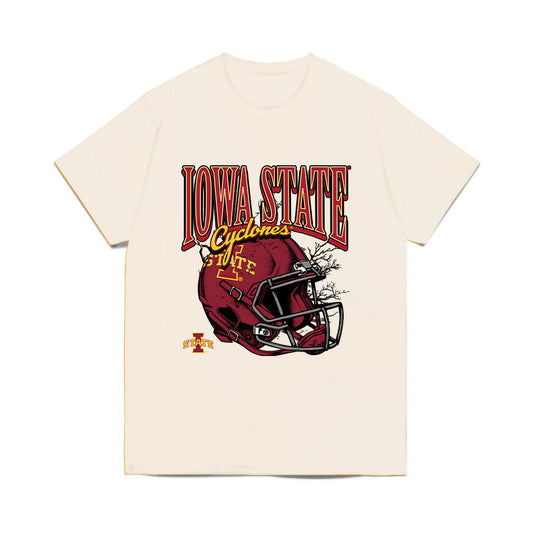 Iowa State - NCAA Football : Carson Robbins - Vintage Helmet Comfort Colors T-Shirt-0
