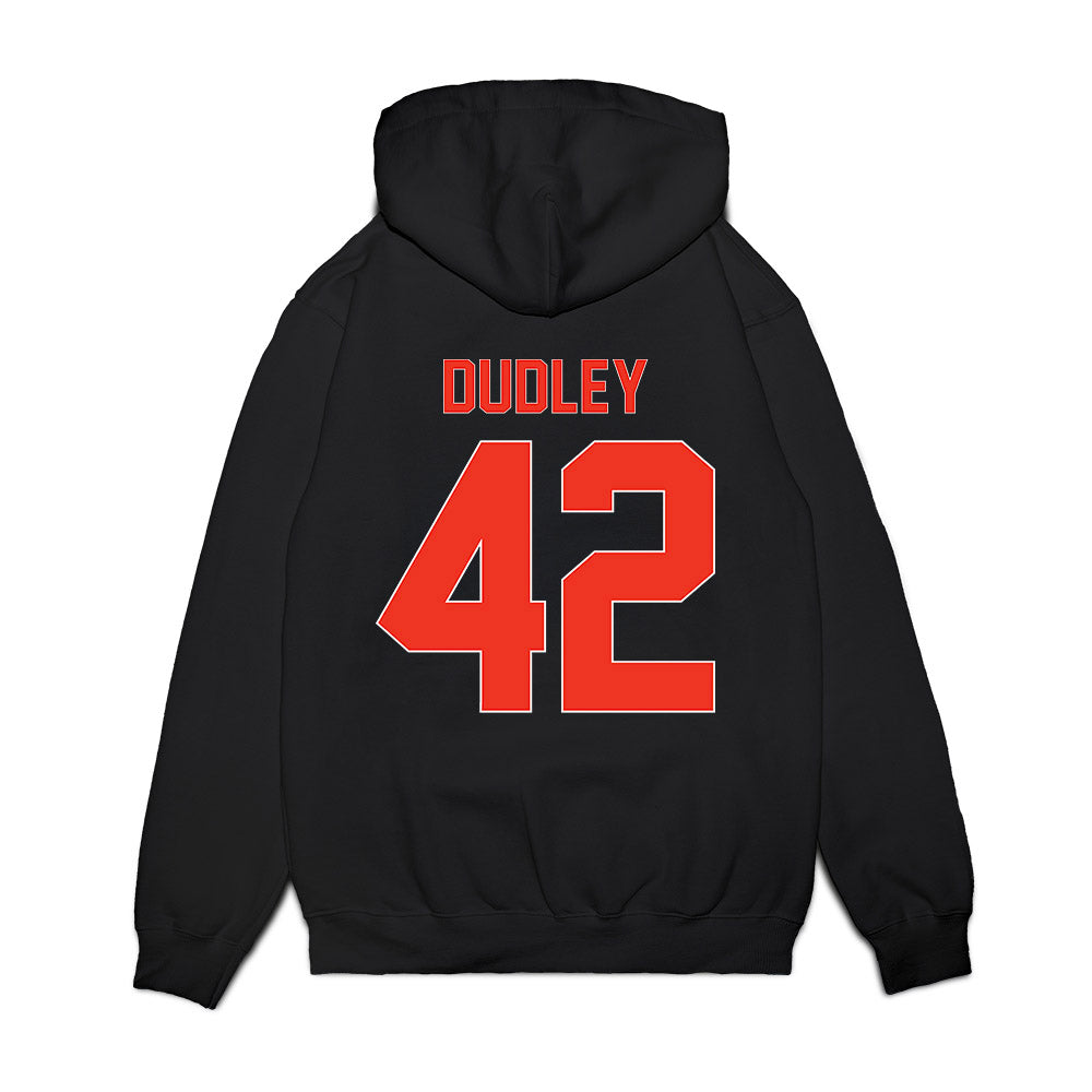 Syracuse - NCAA Football : William Dudley - Vintage Helmet Premium Hooded Sweatshirt-1