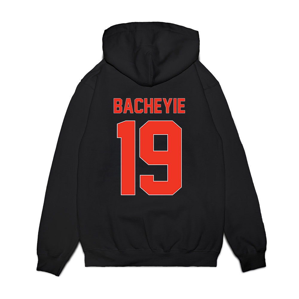 Syracuse - NCAA Football : Daunte Bacheyie - Vintage Helmet Premium Hooded Sweatshirt-1