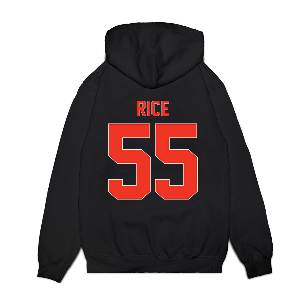 Syracuse - NCAA Football : Zach Rice - Vintage Helmet Premium Hooded Sweatshirt-1
