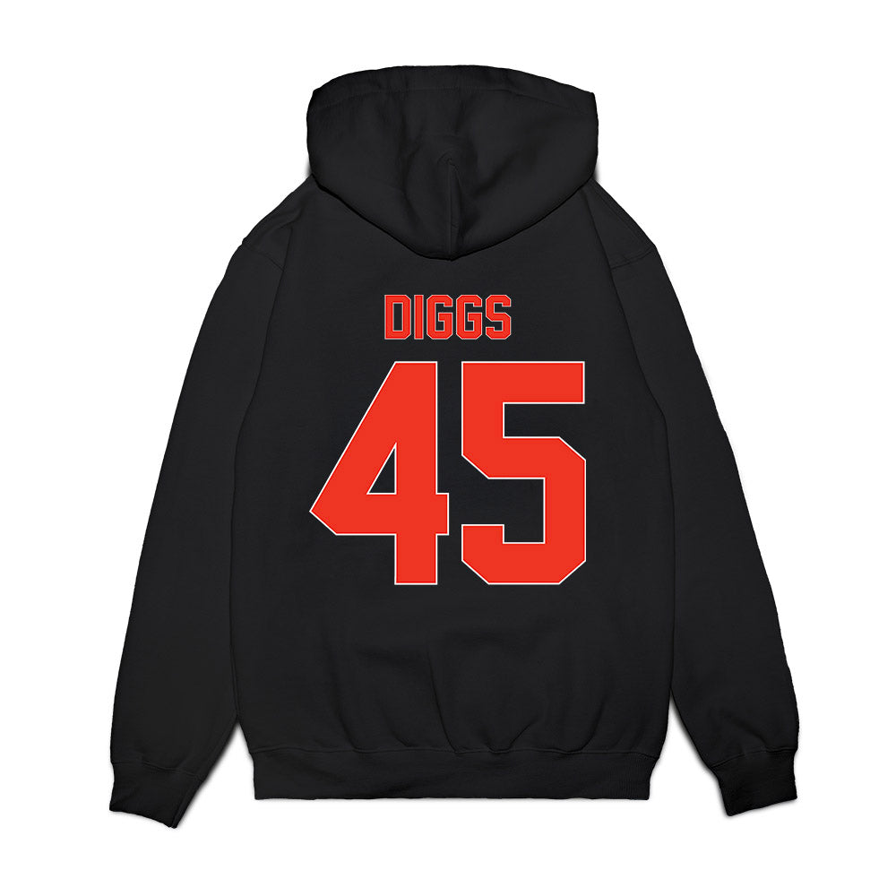 Syracuse - NCAA Football : Fatim Diggs - Vintage Helmet Premium Hooded Sweatshirt-1