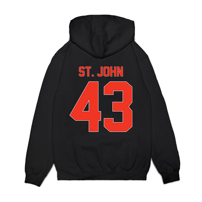 Syracuse - NCAA Football : Garvin St. John - Vintage Helmet Premium Hooded Sweatshirt-1