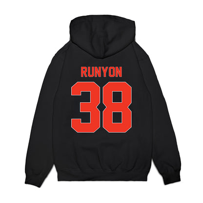 Syracuse - NCAA Football : Max Runyon - Vintage Helmet Premium Hooded Sweatshirt-1