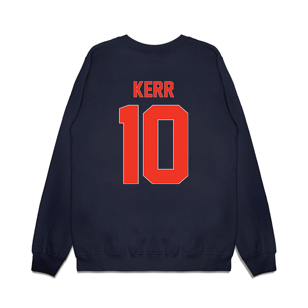 Syracuse - NCAA Football : Davien Kerr - Vintage Helmet Premium Crewneck Sweatshirt-1