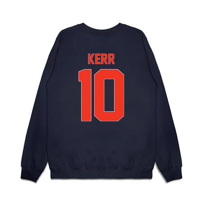 Syracuse - NCAA Football : Davien Kerr - Vintage Helmet Premium Crewneck Sweatshirt-1