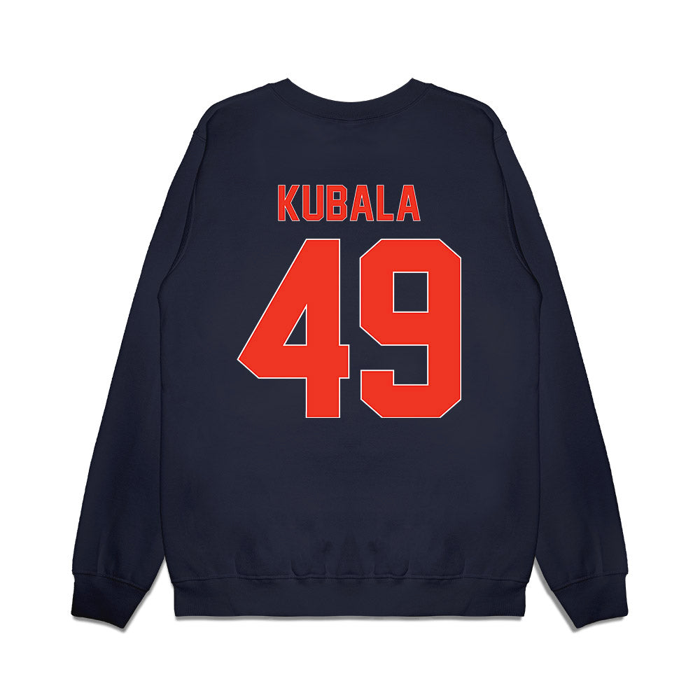 Syracuse - NCAA Football : Joshua Kubala - Vintage Helmet Premium Crewneck Sweatshirt-1