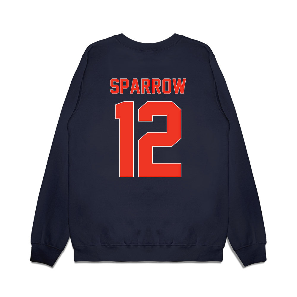Syracuse - NCAA Football : Anwar Sparrow - Vintage Helmet Premium Crewneck Sweatshirt-1