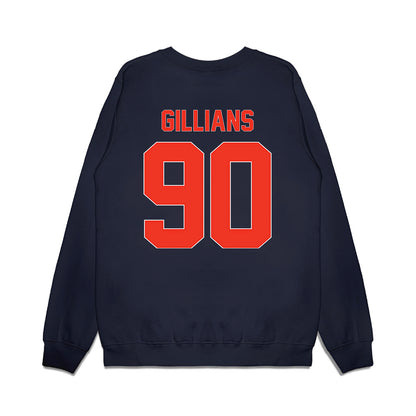 Syracuse - NCAA Football : Quante Gillians - Vintage Helmet Premium Crewneck Sweatshirt-1