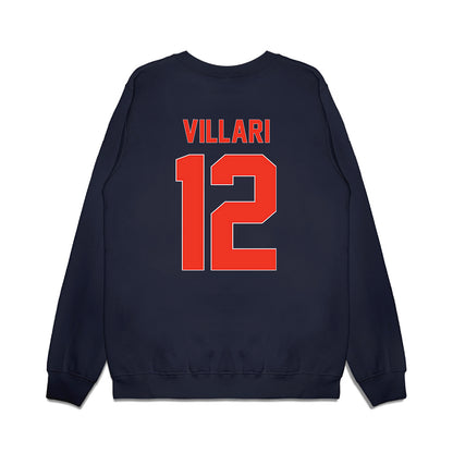 Syracuse - NCAA Football : Dan Villari - Vintage Helmet Premium Crewneck Sweatshirt-1