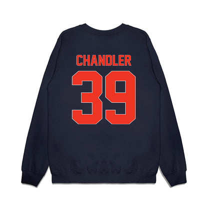 Syracuse - NCAA Football : Bradley Chandler - Vintage Helmet Premium Crewneck Sweatshirt-1