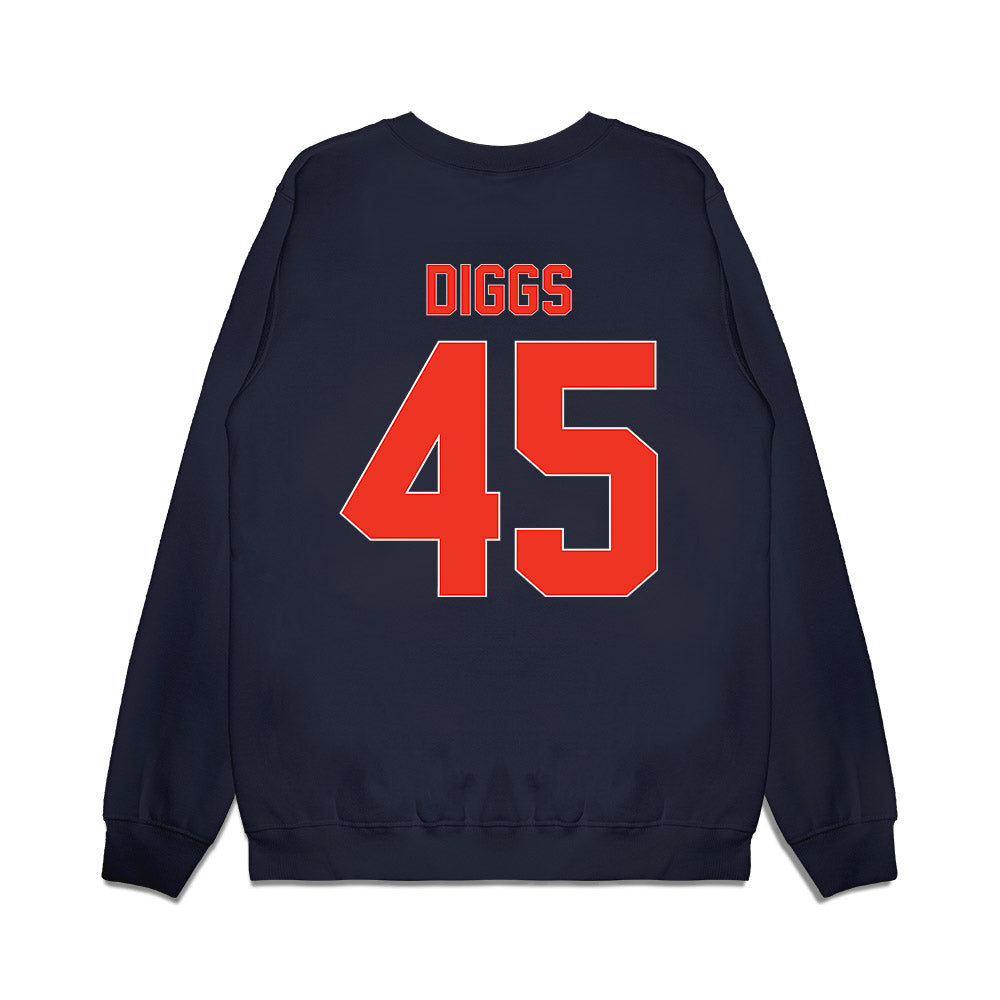 Syracuse - NCAA Football : Fatim Diggs - Vintage Helmet Premium Crewneck Sweatshirt-1