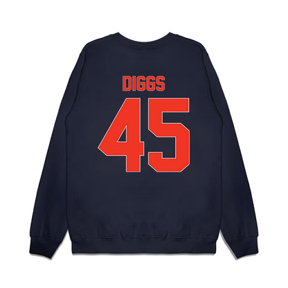 Syracuse - NCAA Football : Fatim Diggs - Vintage Helmet Premium Crewneck Sweatshirt-1