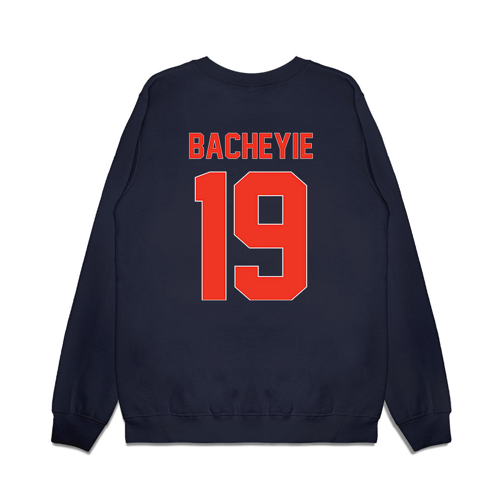 Syracuse - NCAA Football : Daunte Bacheyie - Vintage Helmet Premium Crewneck Sweatshirt-1