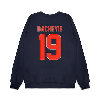 Syracuse - NCAA Football : Daunte Bacheyie - Vintage Helmet Premium Crewneck Sweatshirt-1