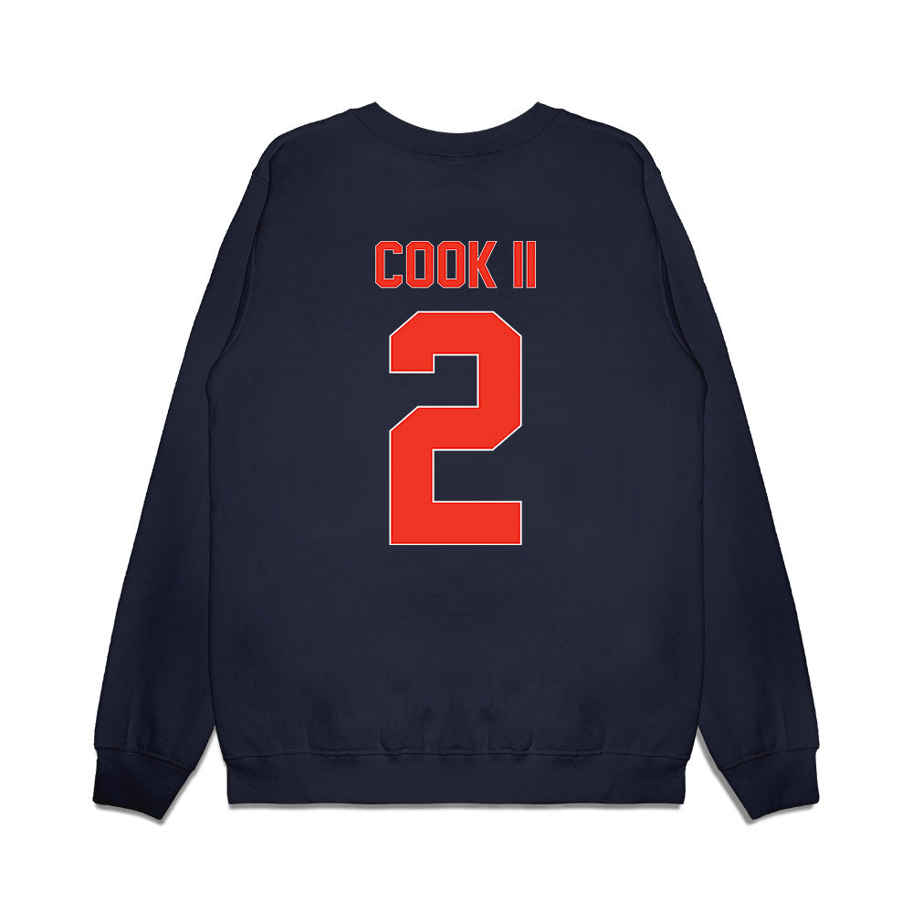 Syracuse - NCAA Football : Johntay Cook II - Vintage Helmet Premium Crewneck Sweatshirt-1