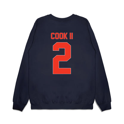 Syracuse - NCAA Football : Johntay Cook II - Vintage Helmet Premium Crewneck Sweatshirt-1