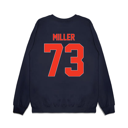 Syracuse - NCAA Football : Joshua Miller - Vintage Helmet Premium Crewneck Sweatshirt-1