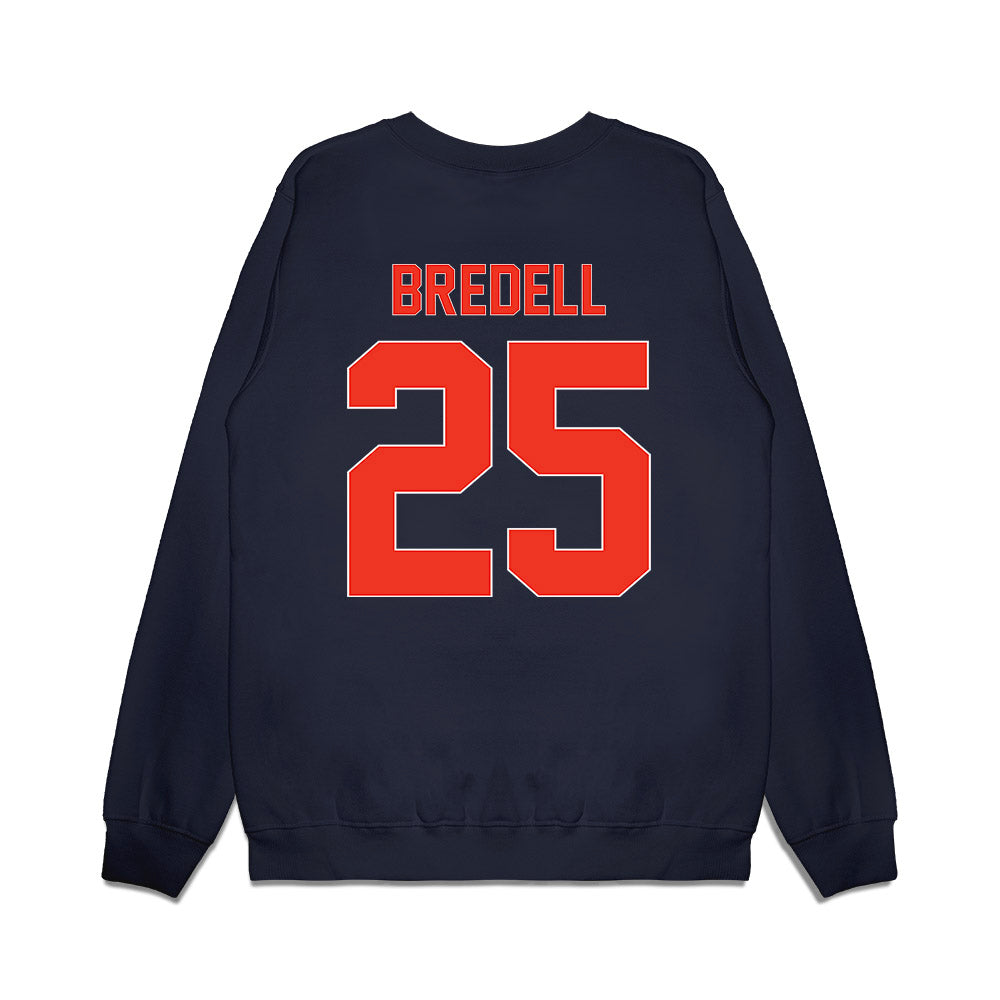 Syracuse - NCAA Football : Ziyyon Bredell - Vintage Helmet Premium Crewneck Sweatshirt-1