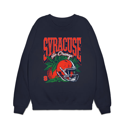 Syracuse - NCAA Football : Garvin St. John - Vintage Helmet Premium Crewneck Sweatshirt-0