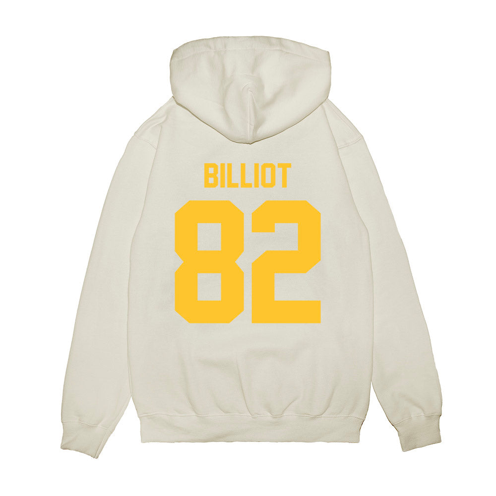 LSU - NCAA Football : Kylan Billiot - Vintage Helmet Premium Hooded Sweatshirt-1
