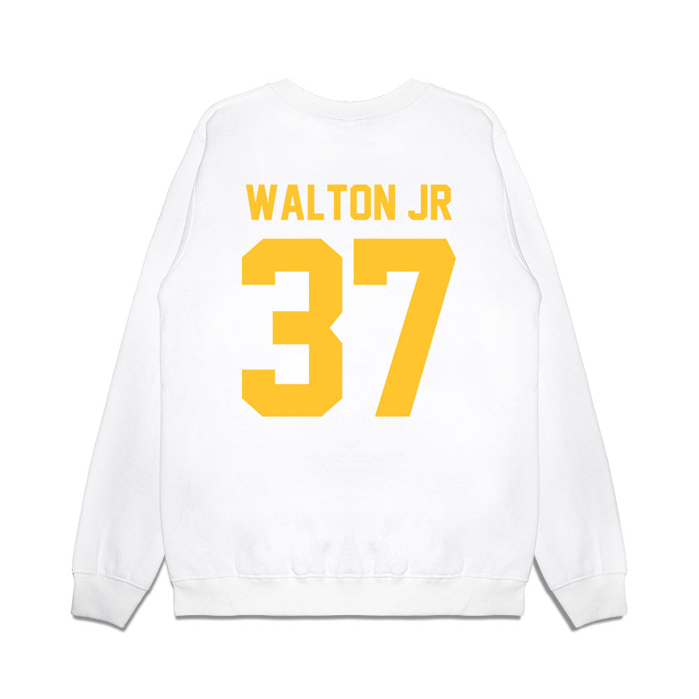 LSU - NCAA Football : Craig Walton Jr - Vintage Helmet Premium Crewneck Sweatshirt-1