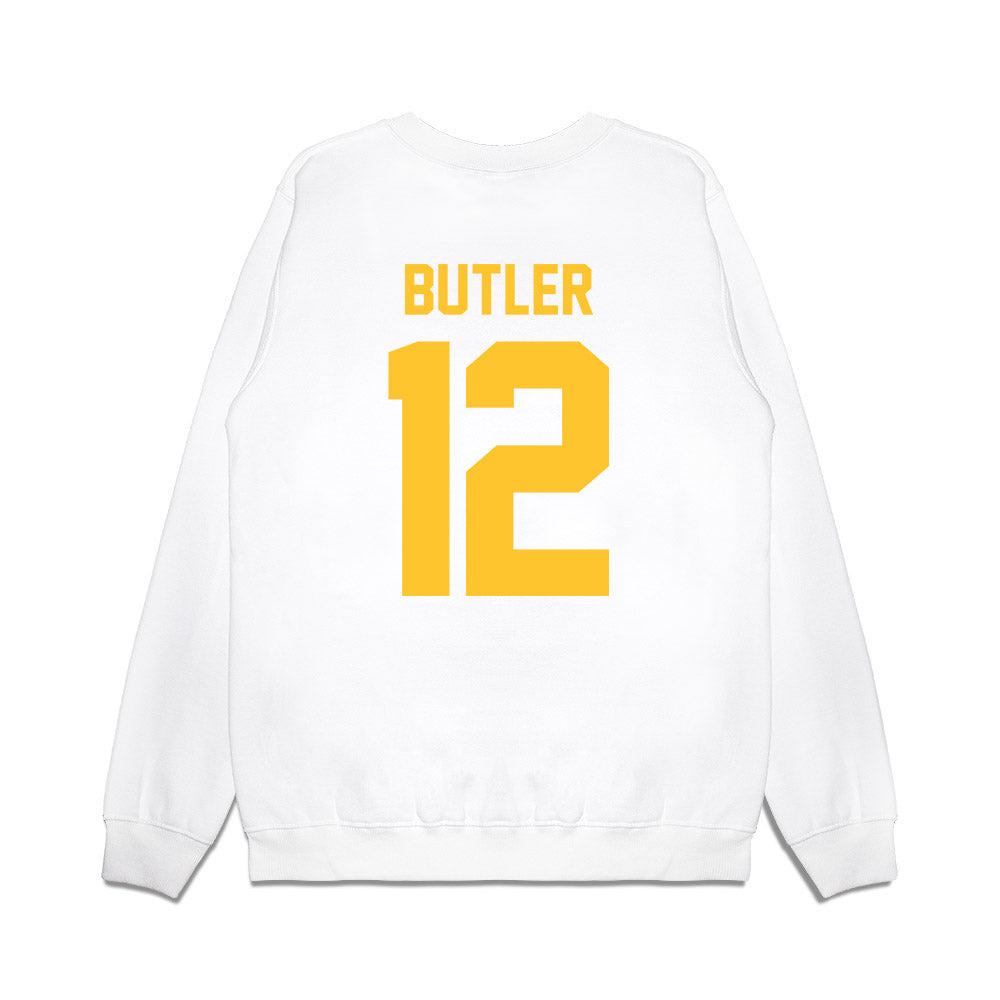 LSU - NCAA Football : Jimari Butler - Vintage Helmet Premium Crewneck Sweatshirt-1