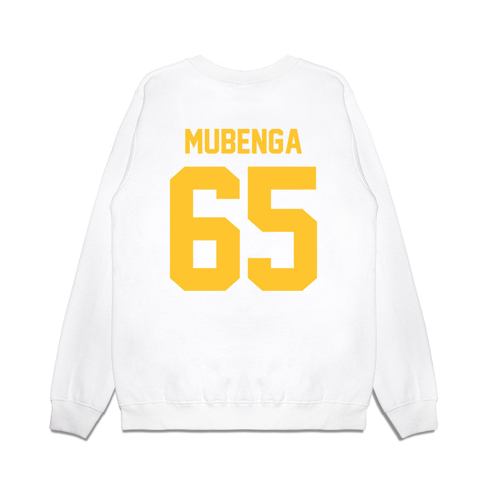 LSU - NCAA Football : Paul Mubenga - Vintage Helmet Premium Crewneck Sweatshirt-1