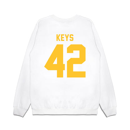 LSU - NCAA Football : Davhon Keys - Vintage Helmet Premium Crewneck Sweatshirt-1