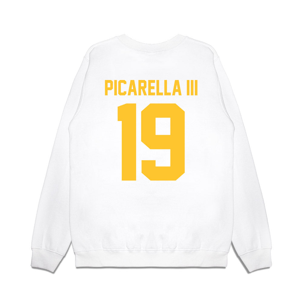 LSU - NCAA Football : Emile Picarella III - Vintage Helmet Premium Crewneck Sweatshirt-1