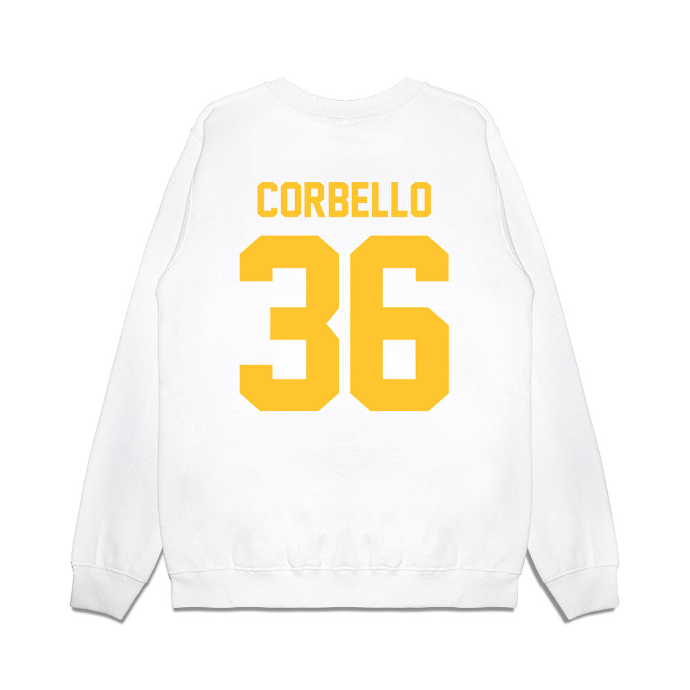 LSU - NCAA Football : Aidan Corbello - Vintage Helmet Premium Crewneck Sweatshirt-1