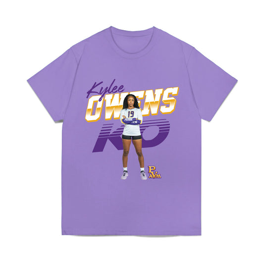 undefined - NCAA Women's Volleyball : Kylee Owens - Collage Comfort Colors T-Shirt-0