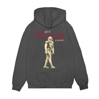 Alabama - NCAA Football : Qua Russaw - Legacy Premium Hooded Sweatshirt-1