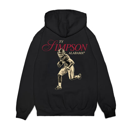 Alabama - NCAA Football : Ty Simpson - Legacy Premium Hooded Sweatshirt-1