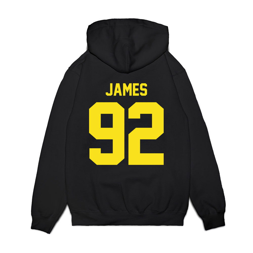Oregon - NCAA Football : Ross James - Vintage Helmet Premium Hooded Sweatshirt-1